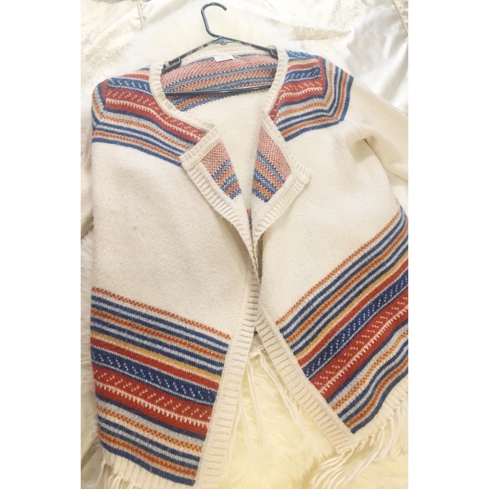 Patterned Tobi cardigan